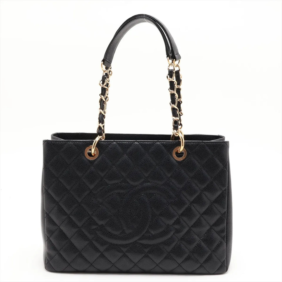 Chanel GST Grand Shopping Tote – Black Caviar / Gold Hardware