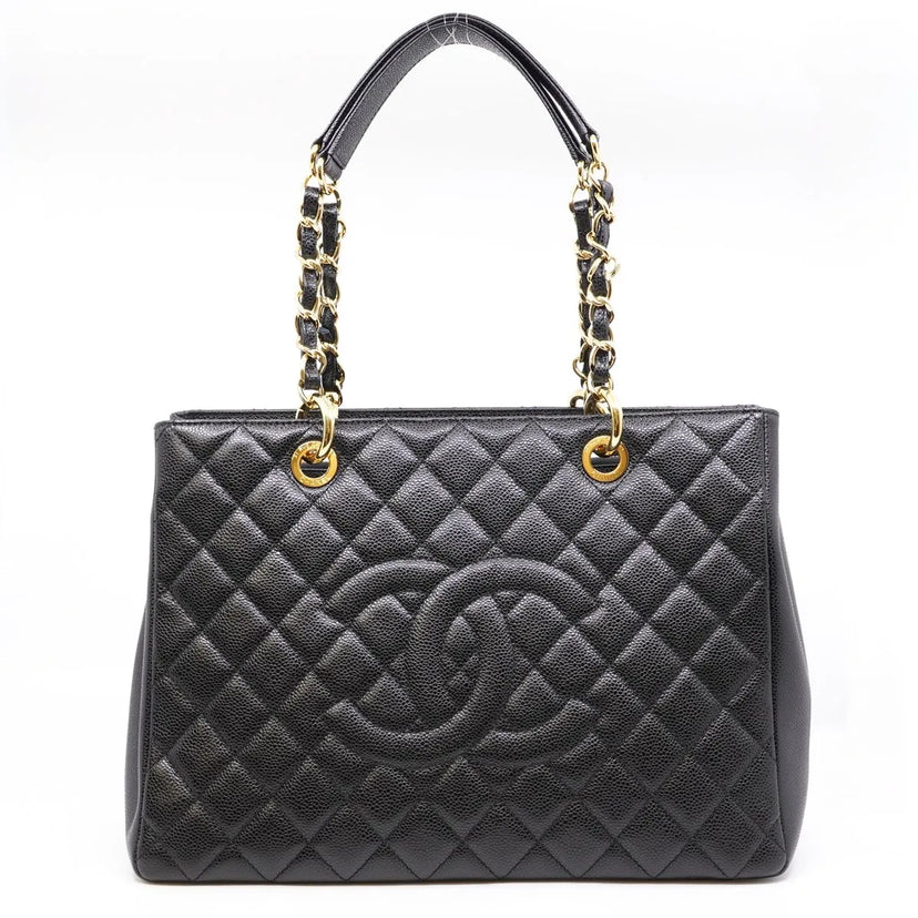 Chanel GST Grand Shopping Tote – Black Caviar / Gold Hardware