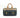 Louis Vuitton Neo Speedy i blå Monogram Denim med vachetta-læderhanke, set forfra