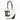 Chanel Cambon tote i hvidt quiltet læder med stort sort CC-logo, set forfra