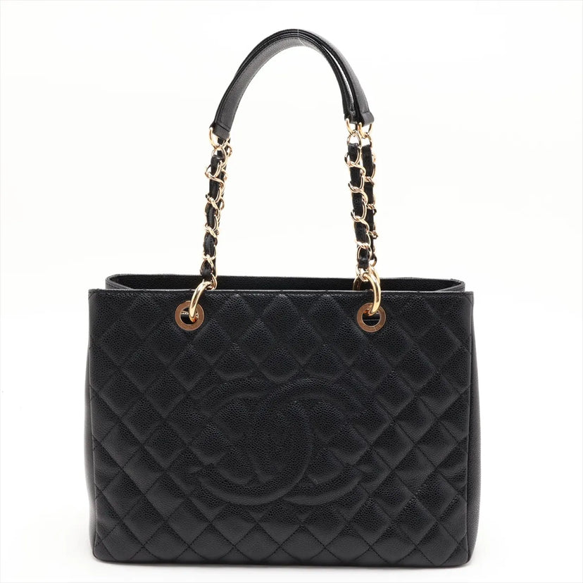 Chanel GST Grand Shopping Tote – Black Caviar / Gold Hardware
